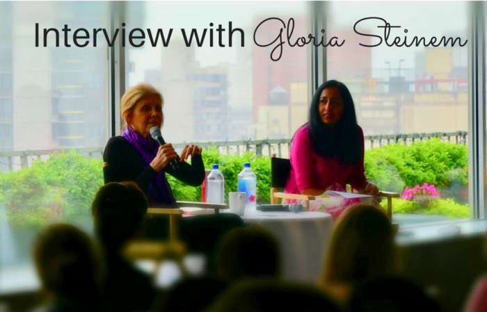 Gloria Steinem interview by Ramaa Reddy Raghavan
