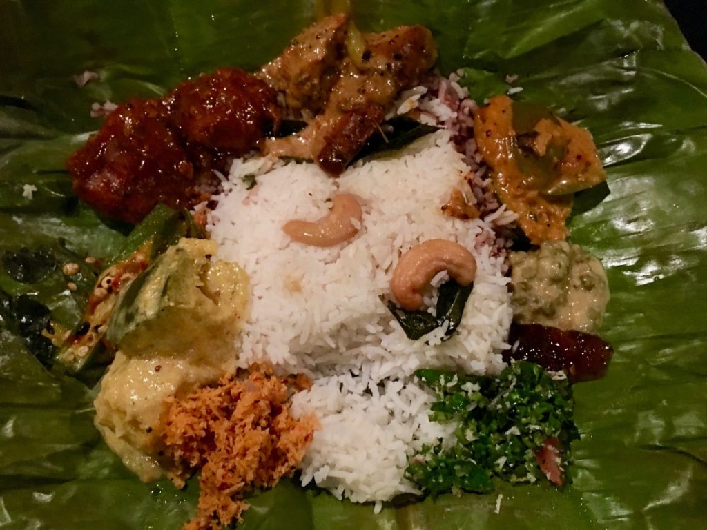 A Sri Lankan Vegetarian Meal