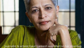 Journalist-actovist-Gauri-Lankesh-was-killed-on-her-doortep-in-2017