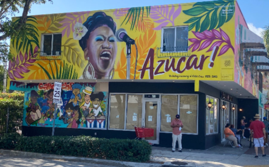 Celia Cruz in Little Havana by Ramaa Reddy